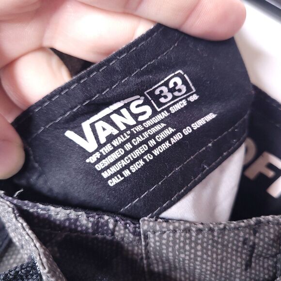 Vans Board Shorts Mens 33 Floral Green, Gray - Picture 3 of 4